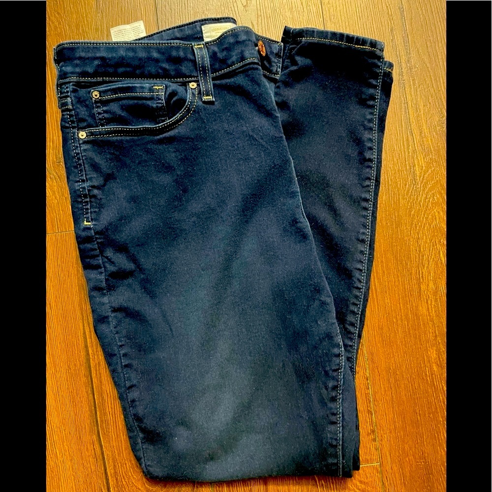 Levi’s Straus Gold mid rise skinny jeans